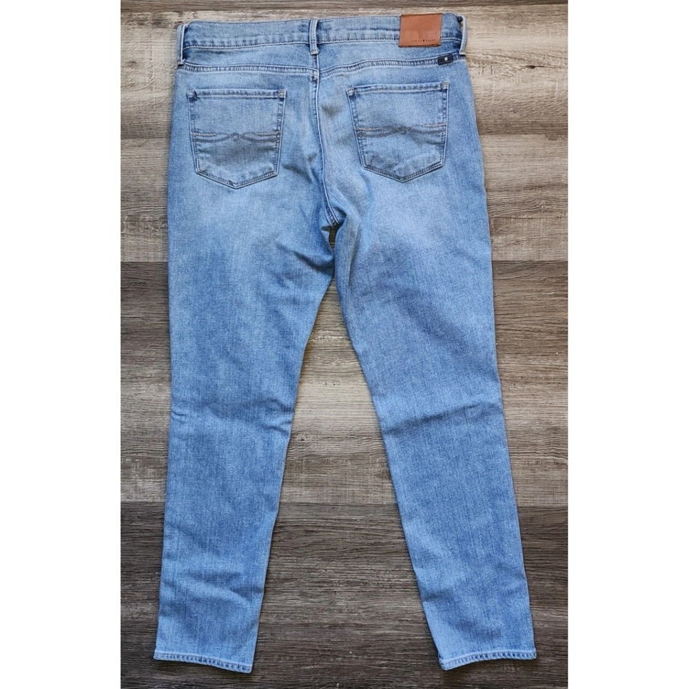 Lucky Brand Women's 10/30 Distressed Charlie Skinny Blue Jeans - Picture 4 of 10